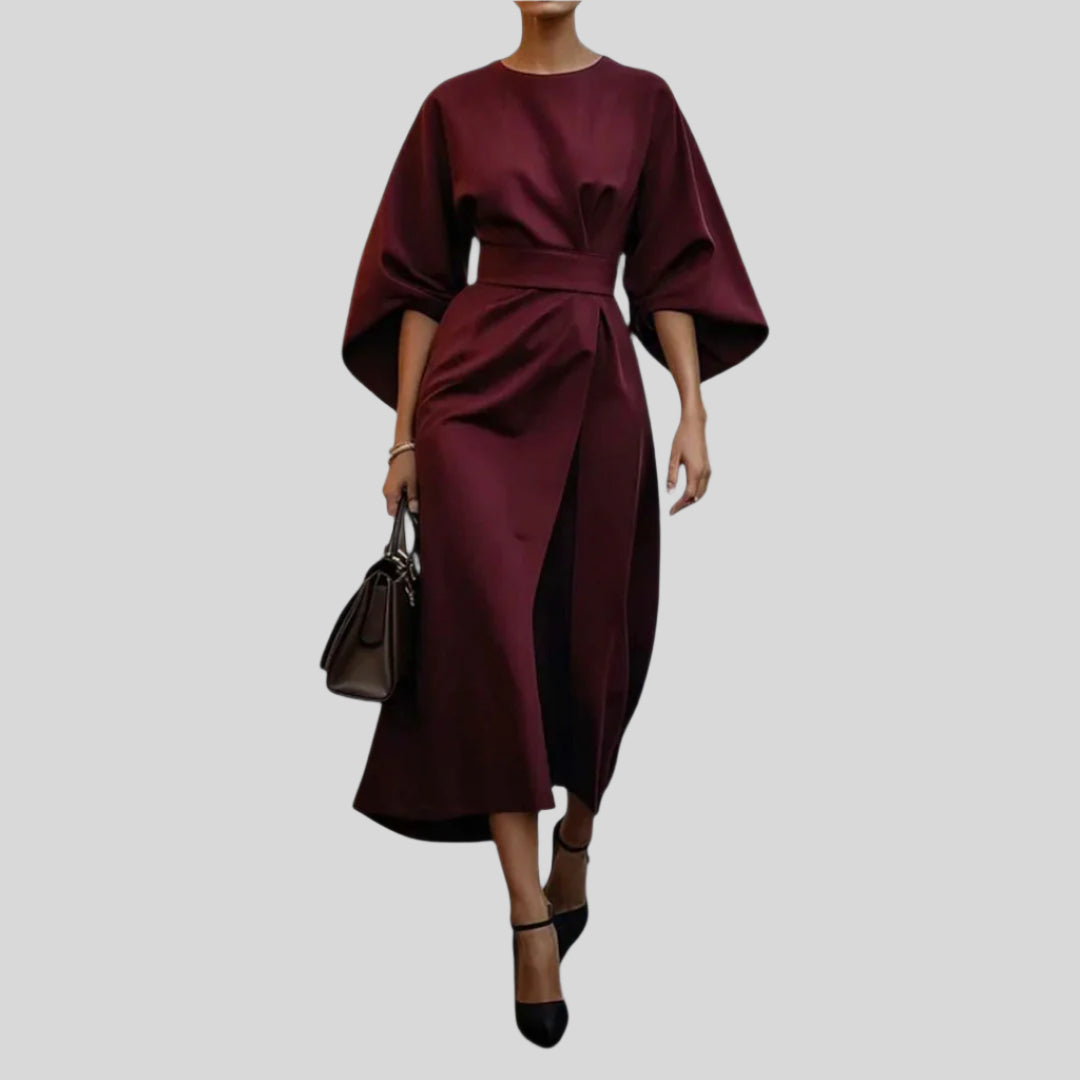 Émile | Vestido de Noche Elegante para Mujer de Mangas Cortas