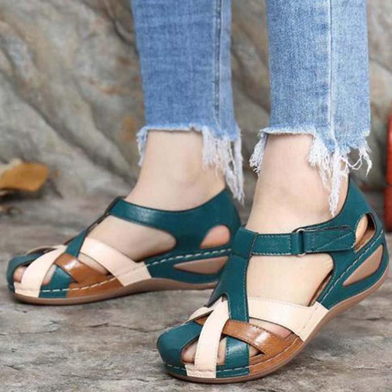 Alma | Sandalias Con Tira Cruzada – Estilo Vintage y Femenino