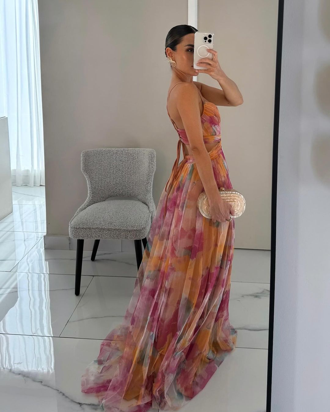 Samira | Dlouhá Letní Šaty – Květinová Čerstvost a Romantický Styl