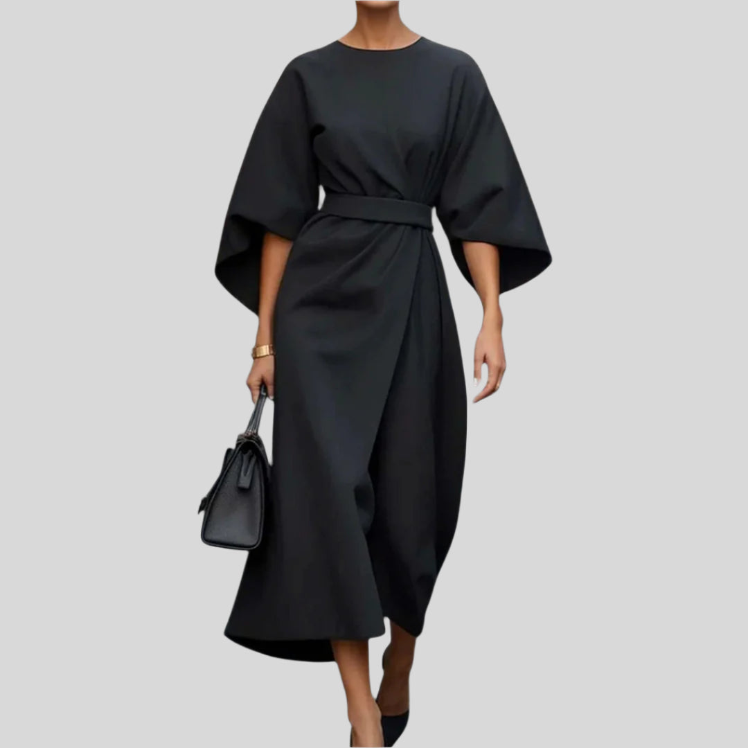 Émile | Vestido de Noche Elegante para Mujer de Mangas Cortas