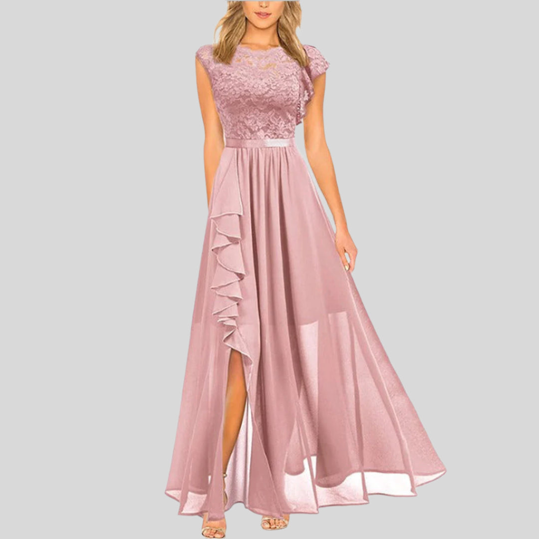 Gwenaëlle | Vestido Largo Sin Mangas Elegante