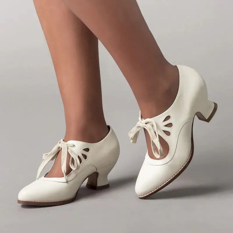 Margaux | Schoenen met een Lage Hak – Vintage Touch voor een Unieke Look