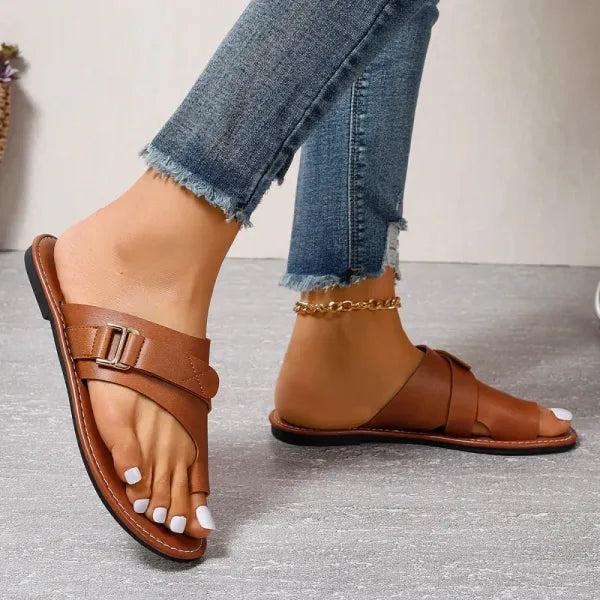 Louise | Sandalias de tira cruzada – Elegancia y simplicidad estival