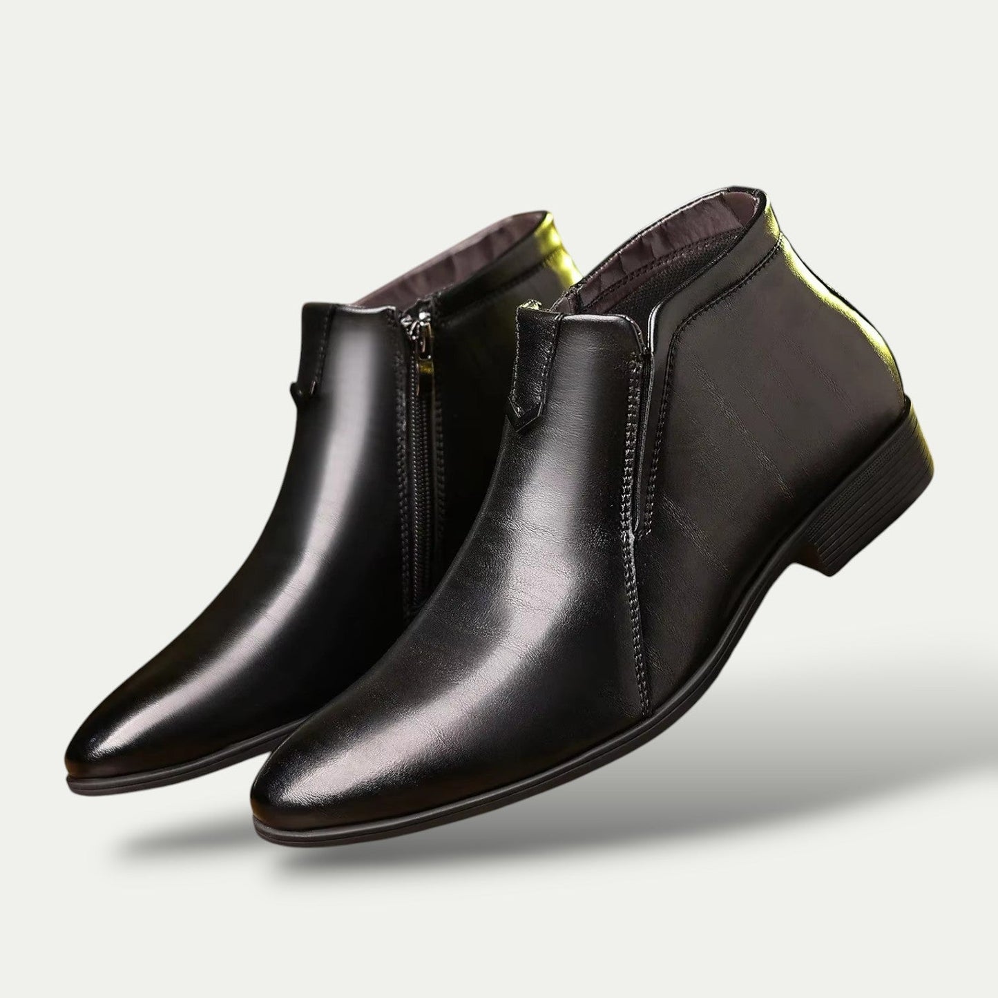 William | Höga Skor – Retro Charm Och Professionell Stil