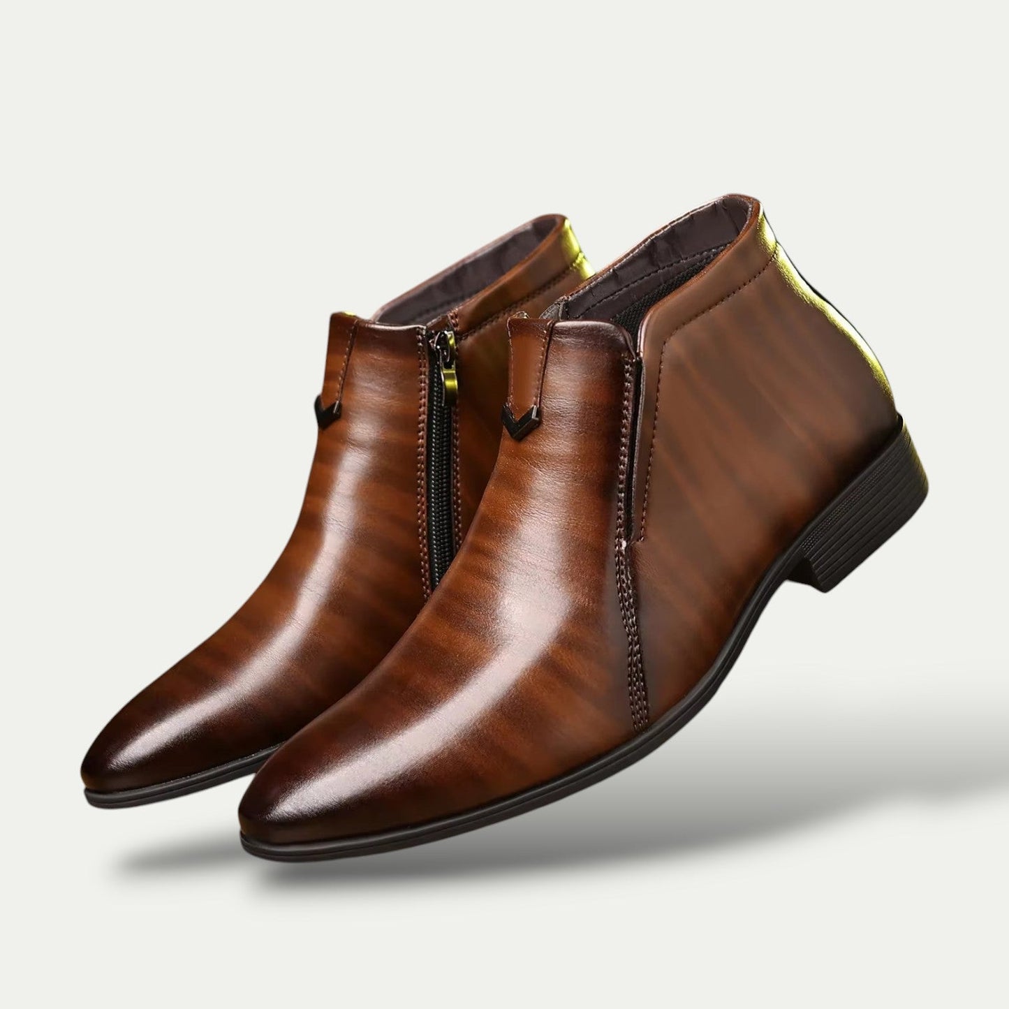 William | Höga Skor – Retro Charm Och Professionell Stil