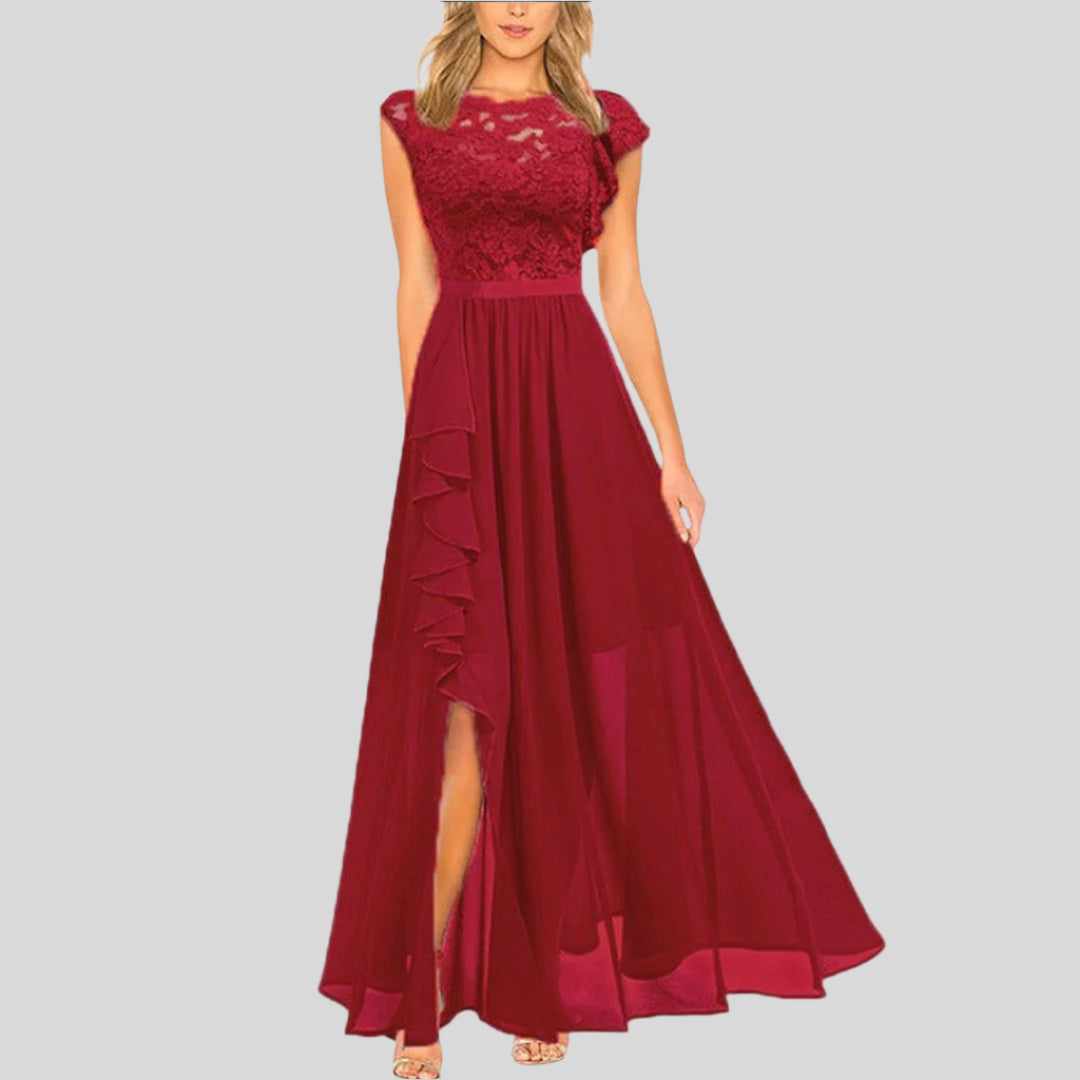 Gwenaëlle | Vestido Largo Sin Mangas Elegante