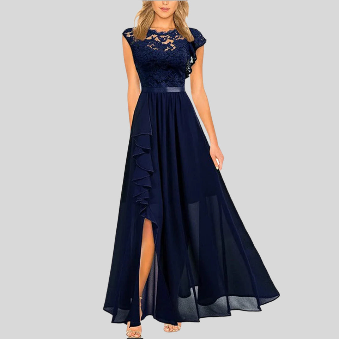 Gwenaëlle | Vestido Largo Sin Mangas Elegante