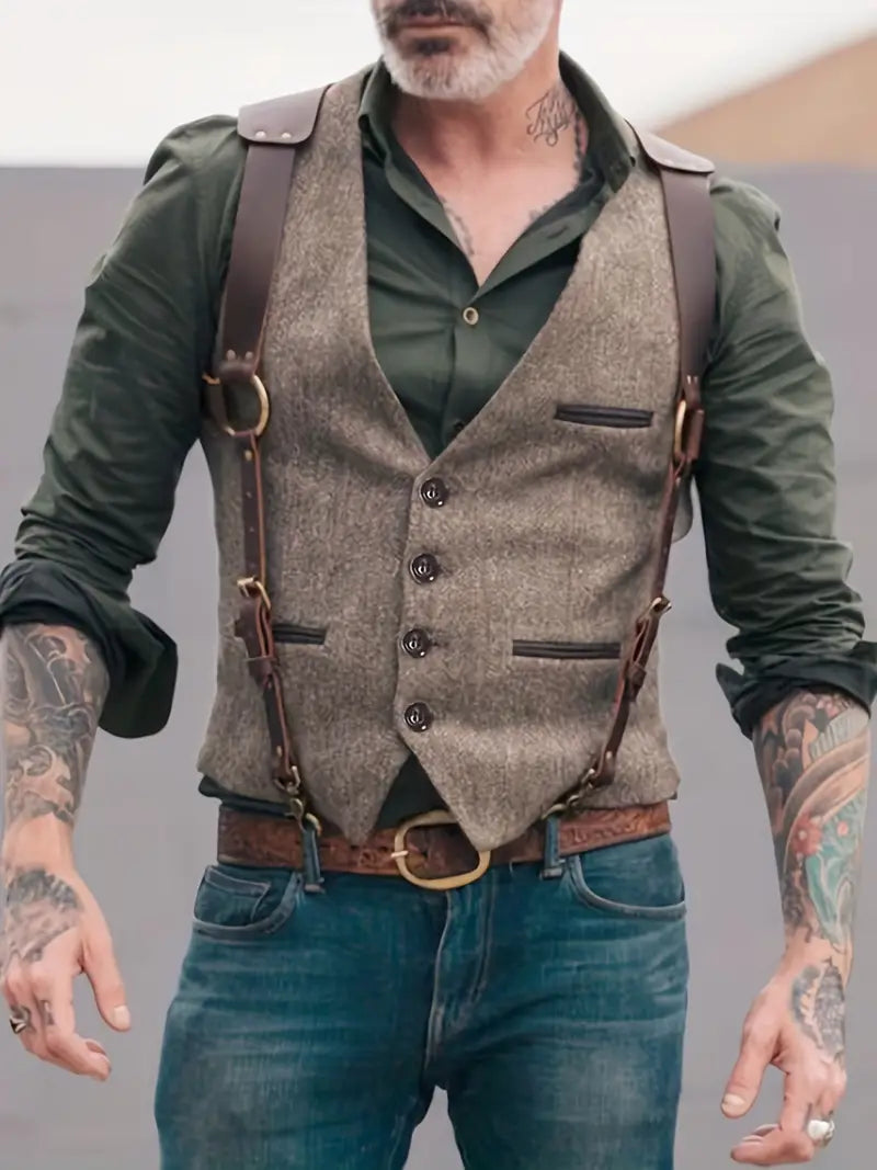 Jean | Vintage Chic Vest – Relaxed Fit and Careful Details
