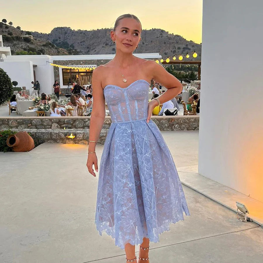 Λίβια | Φόρεμα Midi Bustier – Δομημένη Κομψότητα Και Θηλυκότητα
