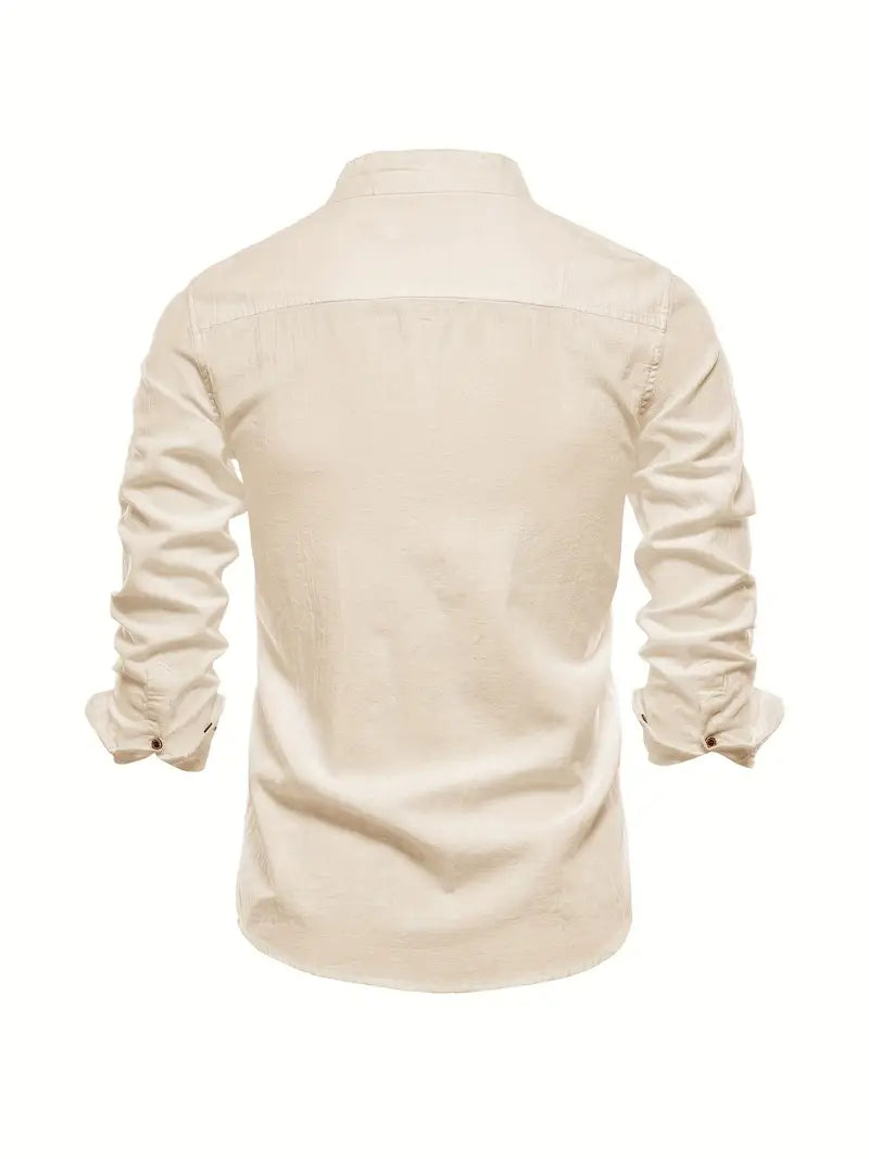 Clément | Camicia Delicata – Taglio Allungato e Dettagli Bottone