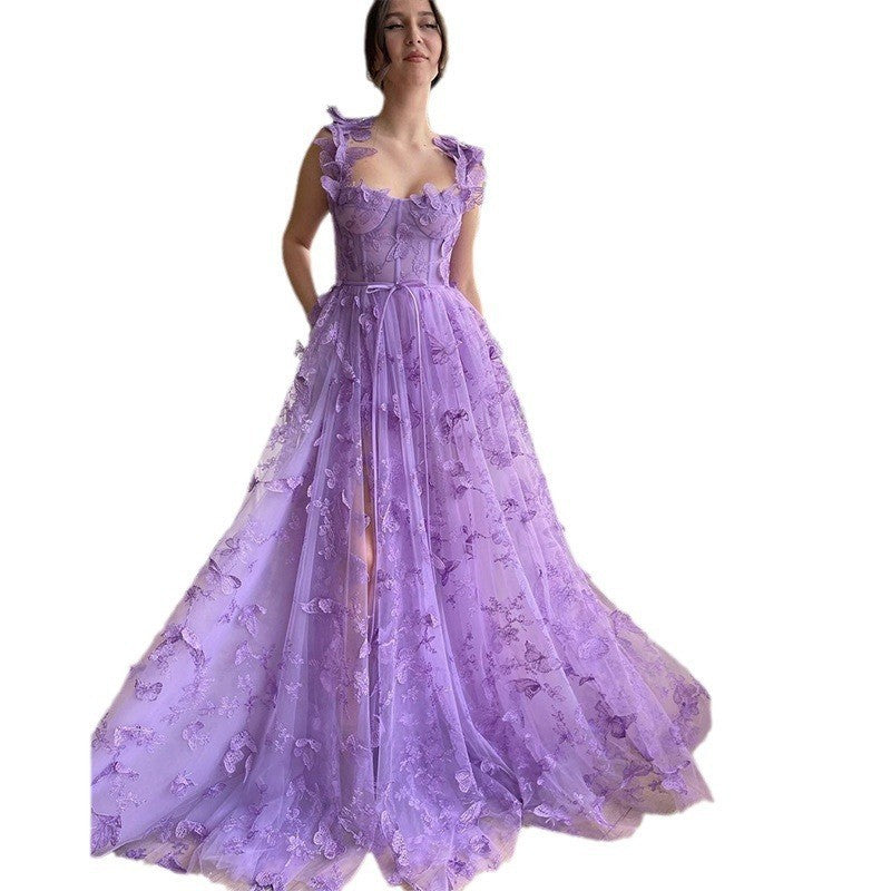 Henriette | Vestido de ceremonia mujer – Volantes y elegancia