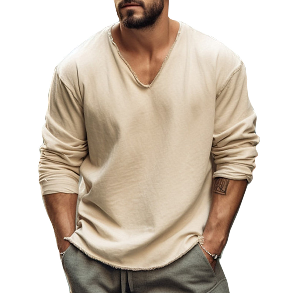Mathieu | Høj Casual V-Hals