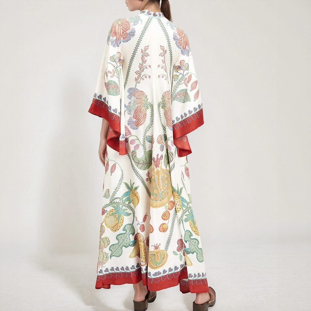 Djamila | Sukienka Maxi Kaftan Boho – Elegancka, Luźna i Płynna