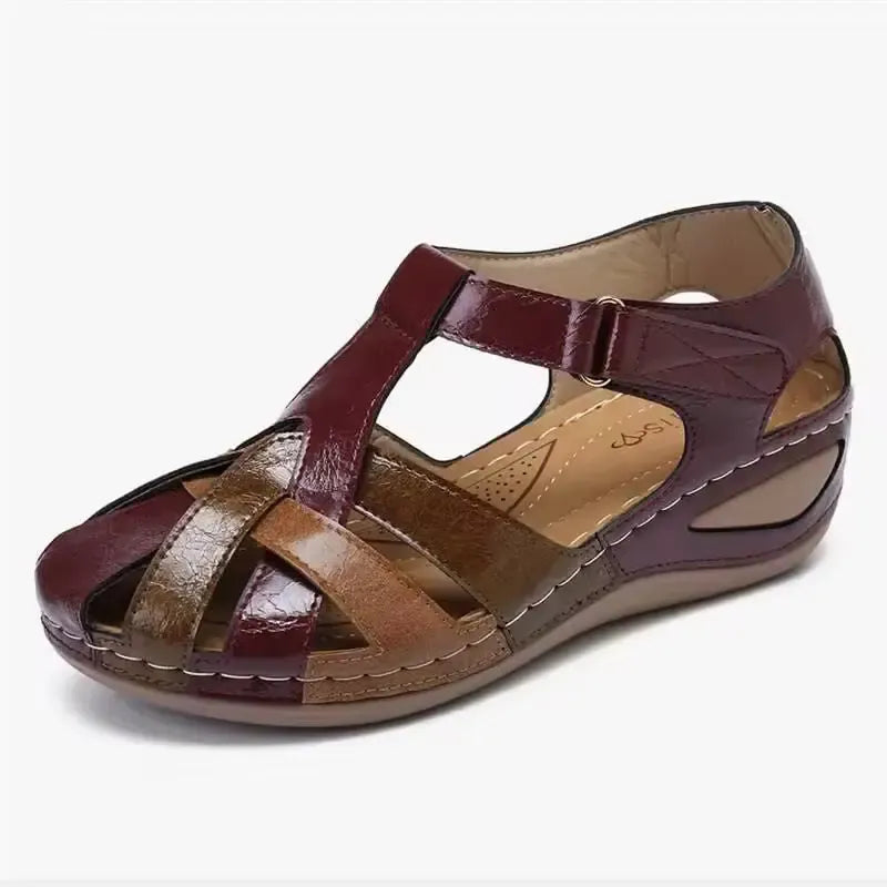Alma | Sandalias Con Tira Cruzada – Estilo Vintage y Femenino