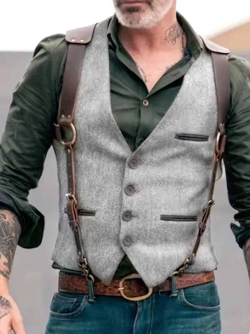 Jean | Vintage Chic Vest – Relaxed Fit and Careful Details