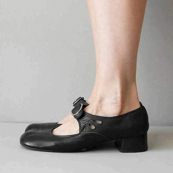 Séraphine | Skor med rem för kvinnor – Retro- och elegant stil