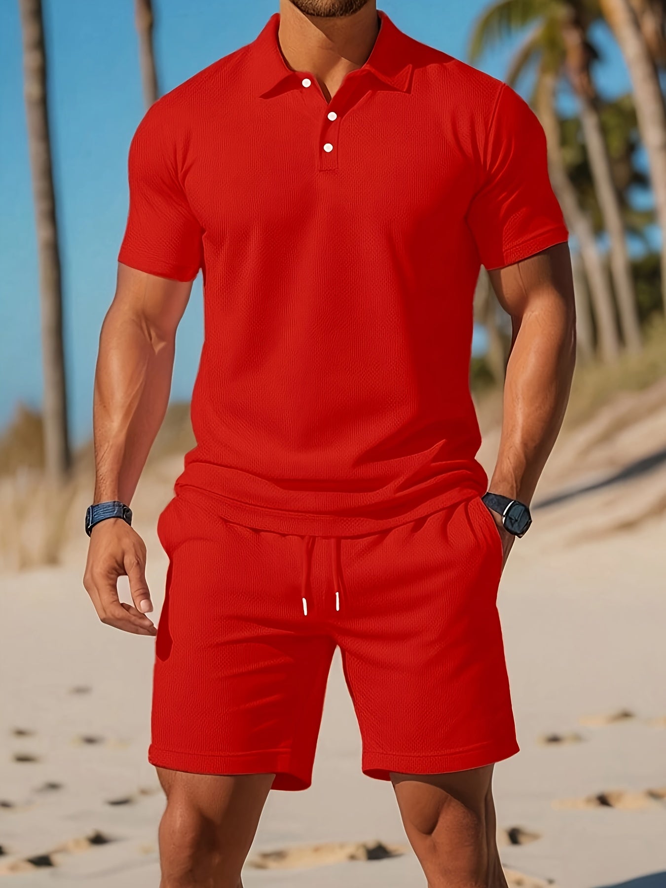 Charlie | Sæt Polo & Shorts til Mænd Komfort Og Stil