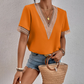Émilienne | T-shirt V-hals Sommerbrise 