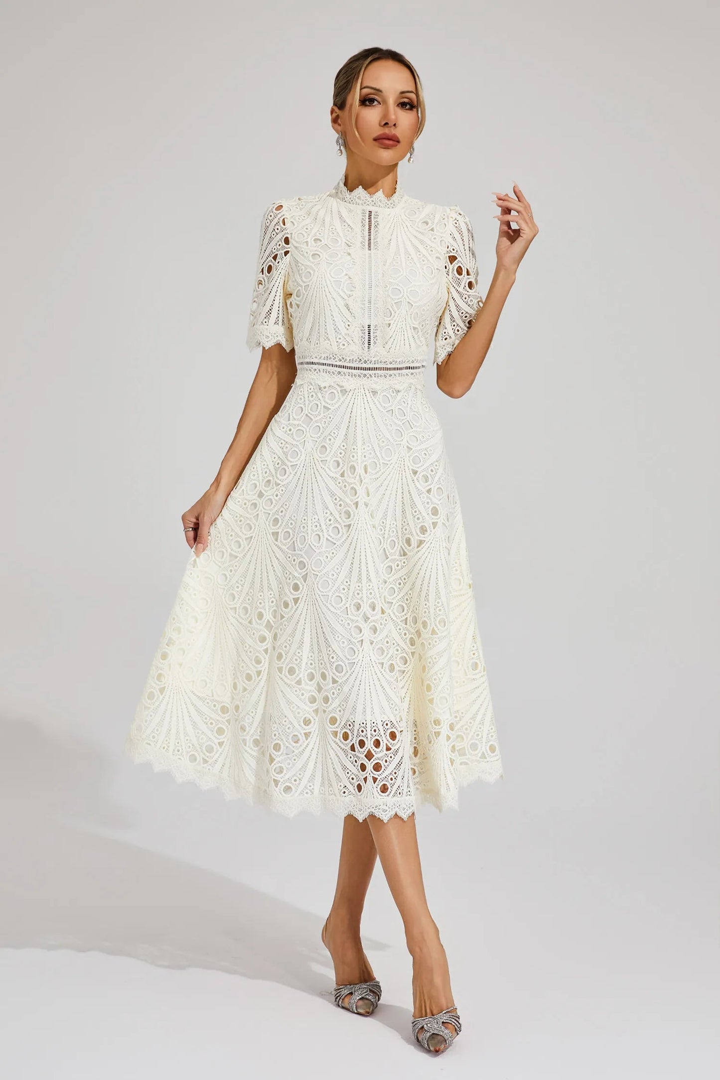 Nadine | Midi Dress – Chic Look and Refined Touches 