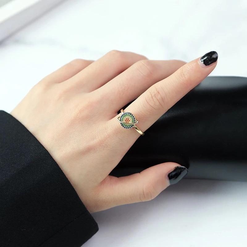 Aline | Elegantti Orbitale Sormus Stressiä Vastaava 