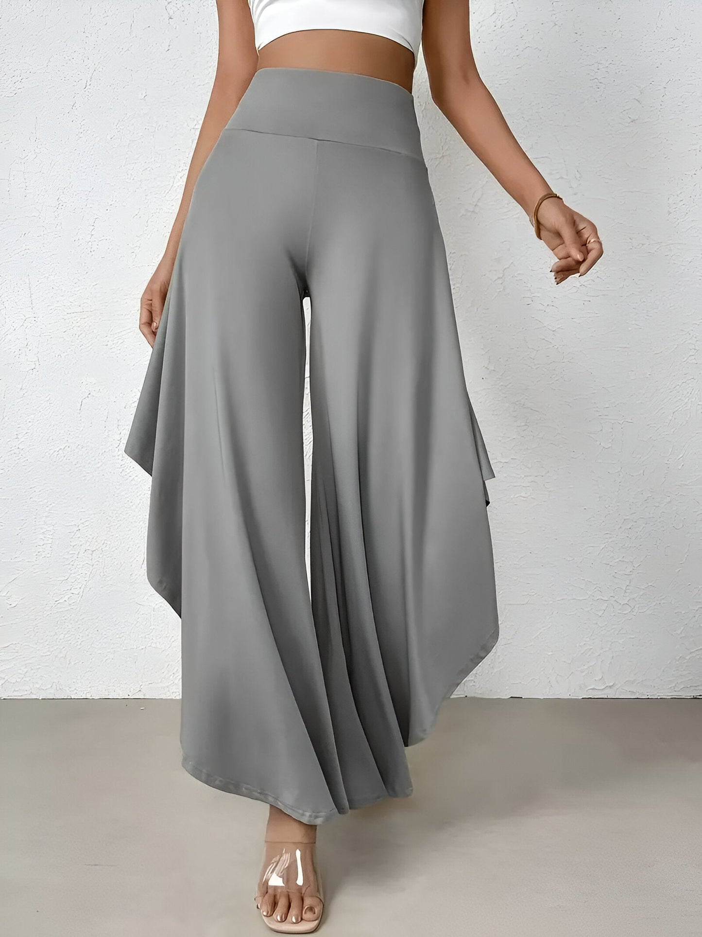 Talia | Pantalon Largă cu Croială Originală – Confort și Stil Relaxat 
