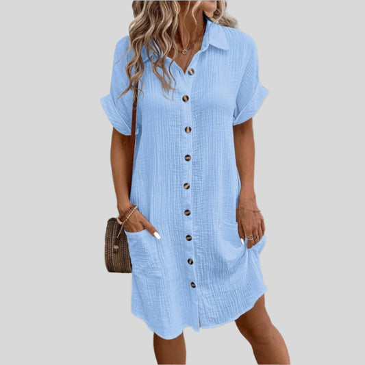 Mona | Abito Camicia Elegante e Casual 