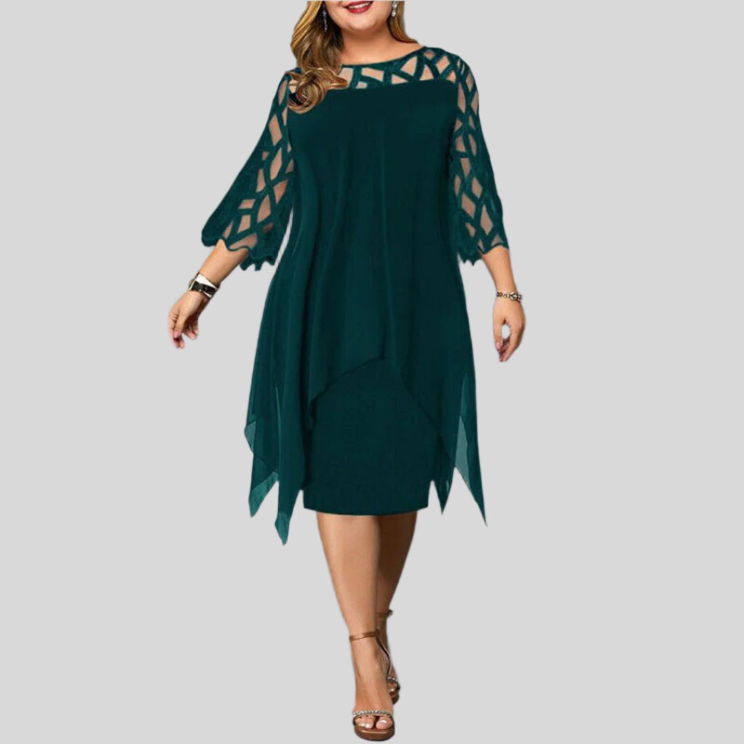 Élia | Elegante Midi Jurk 