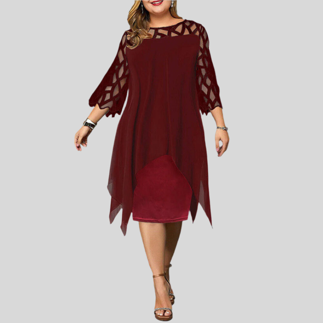 Élia | Elegante Midi Jurk 