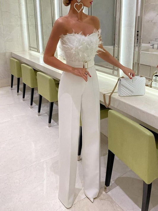 Indira | Elegantná kombinéza s prispôsobeným vrchom 