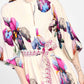 Maïfa | Rochie Lungă Imprimată – Eleganță Florală și Alură Fluidă 