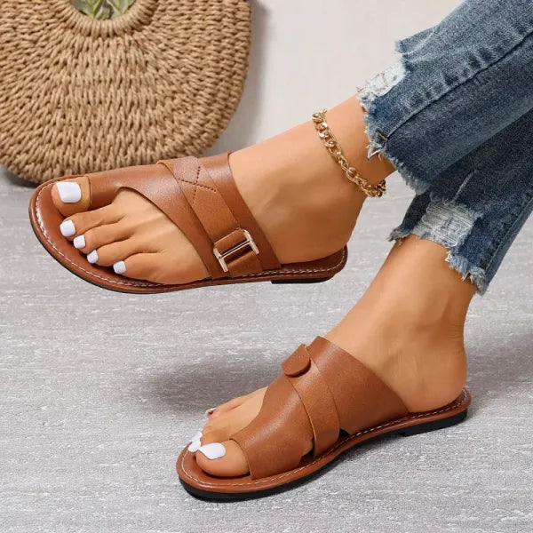 Louise | Sandalias de tira cruzada – Elegancia y simplicidad estival 