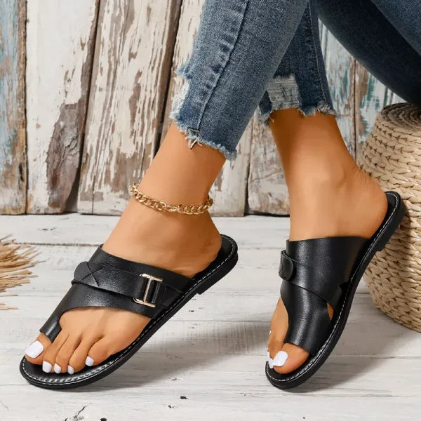 Louise | Sandalias de tira cruzada – Elegancia y simplicidad estival 