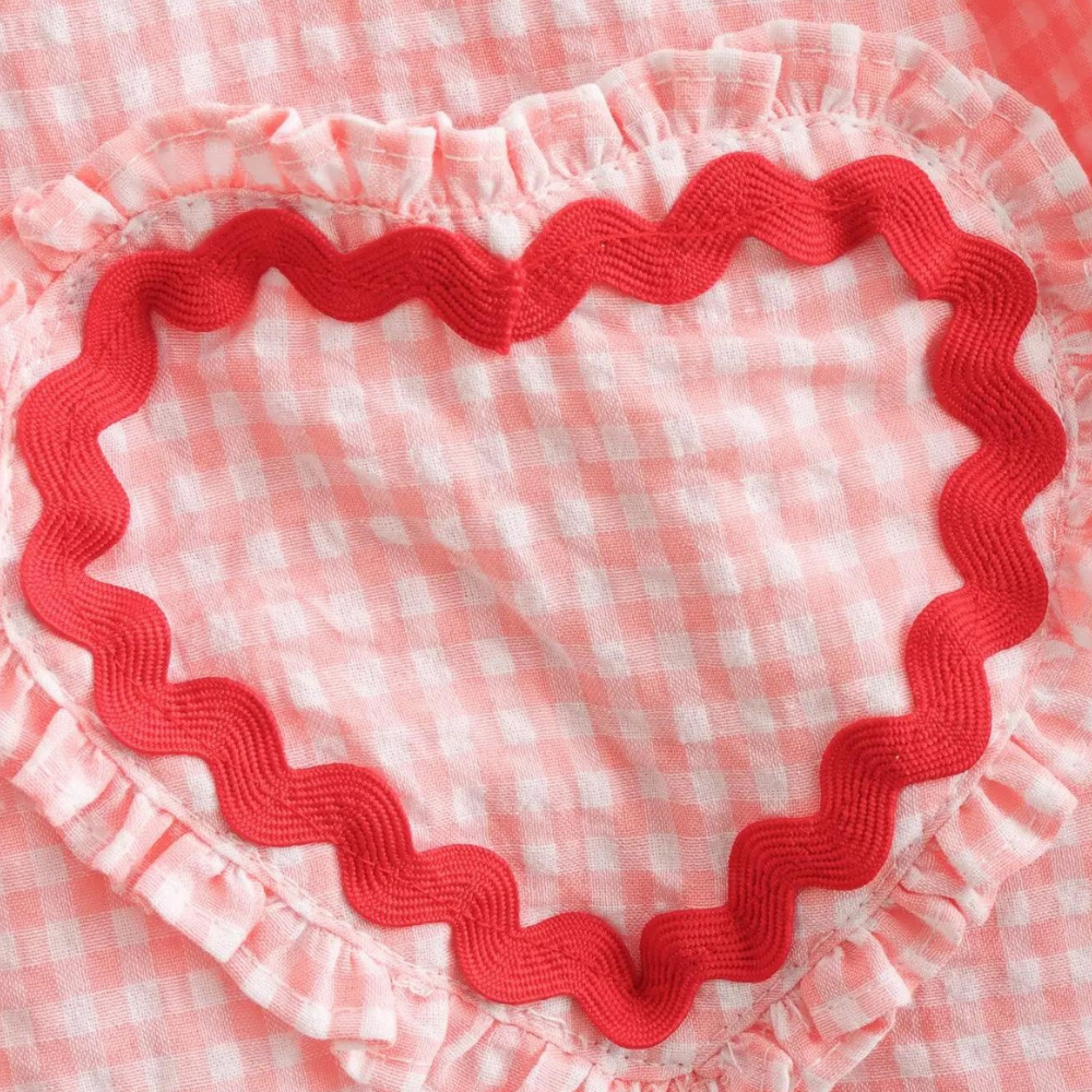 Claire | Camisa Detalle Corazón Y Toque Romántico 