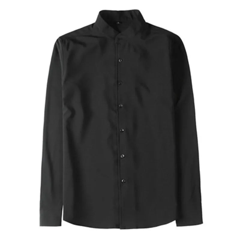 Nathan | Férfi Slim Fit Ing Hivatalos Gallérral 