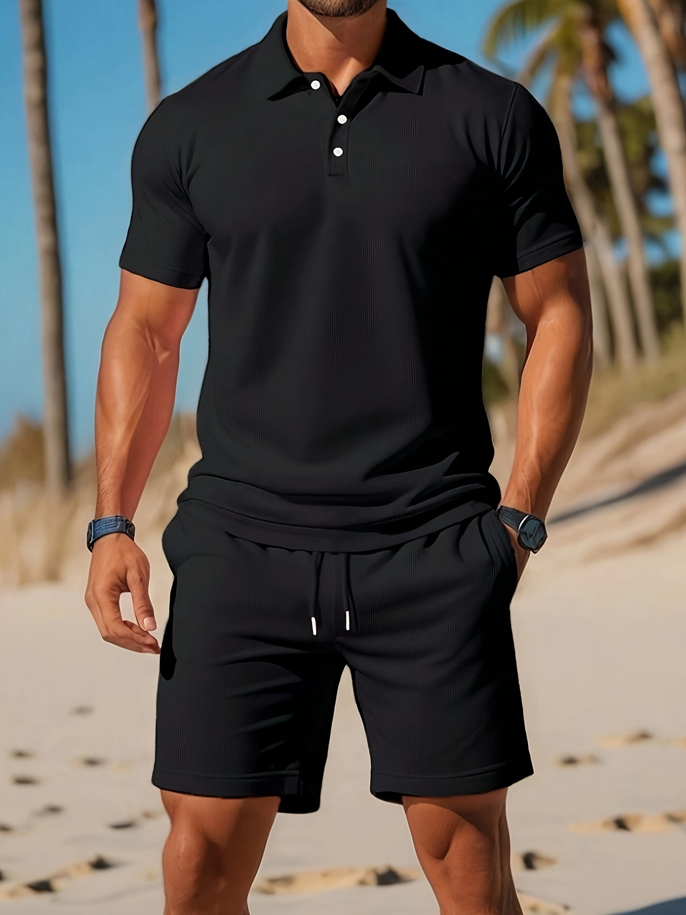Charlie | Sæt Polo & Shorts til Mænd Komfort Og Stil 