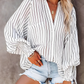 Lamia | Loose Blouse for Women – Chic Stripes and Casual Style 
