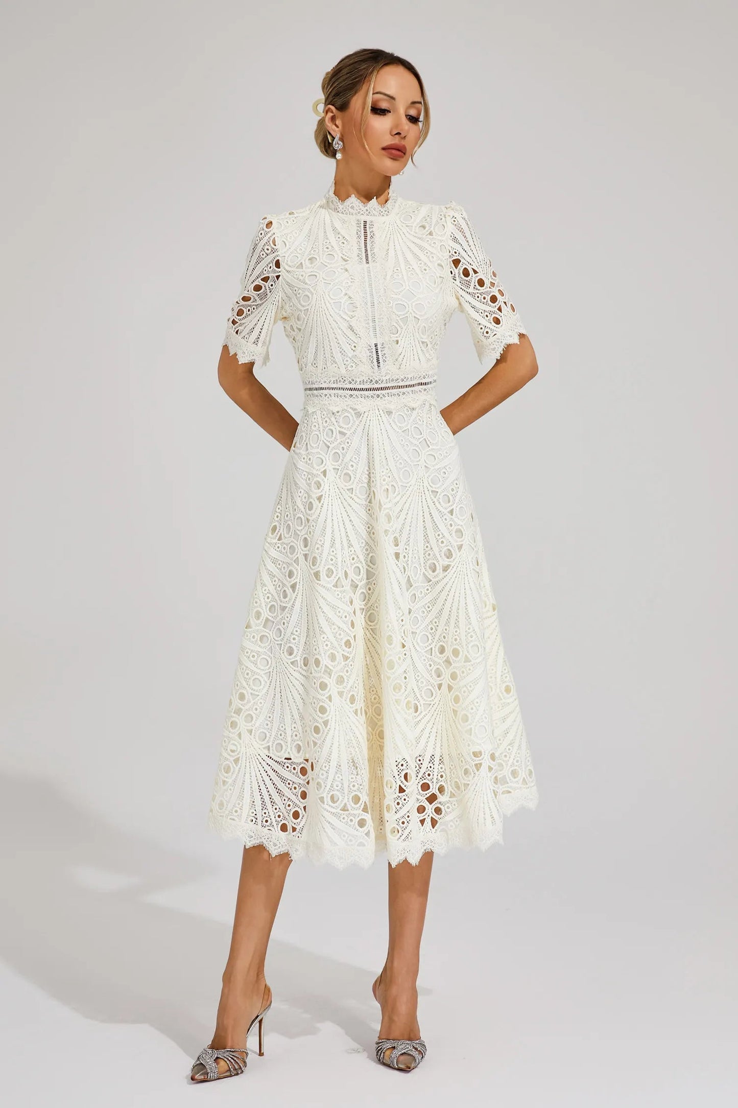 Nadine | Midi Dress – Chic Look and Refined Touches 