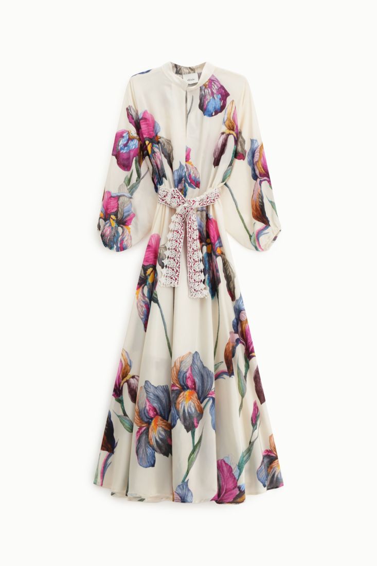 Maïfa | Rochie Lungă Imprimată – Eleganță Florală și Alură Fluidă 