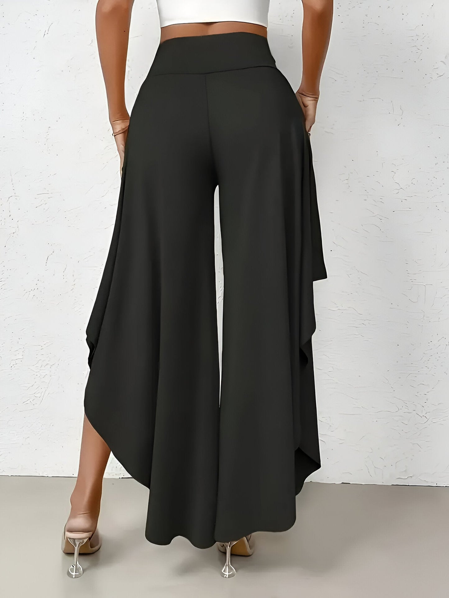 Talia | Pantalon Largă cu Croială Originală – Confort și Stil Relaxat 