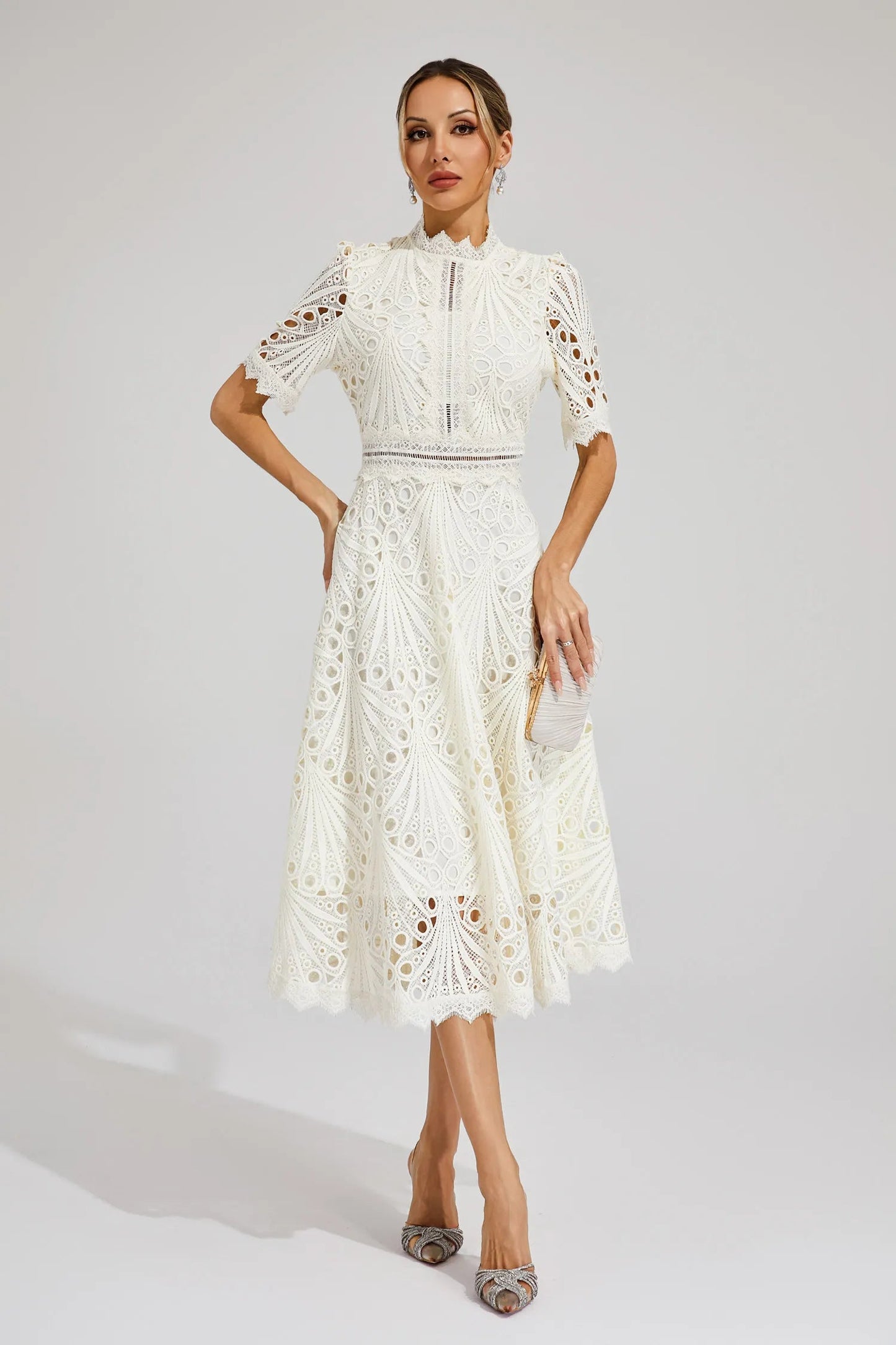 Nadine | Midi Dress – Chic Look and Refined Touches 