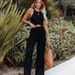 Sandra | Pantalon Palazzo – Talie Înaltă Și Eleganță Fluidă 