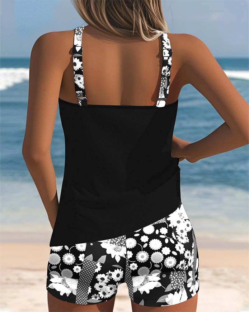 Samira | Insieme Spiaggia Donna - Stile Floreale 