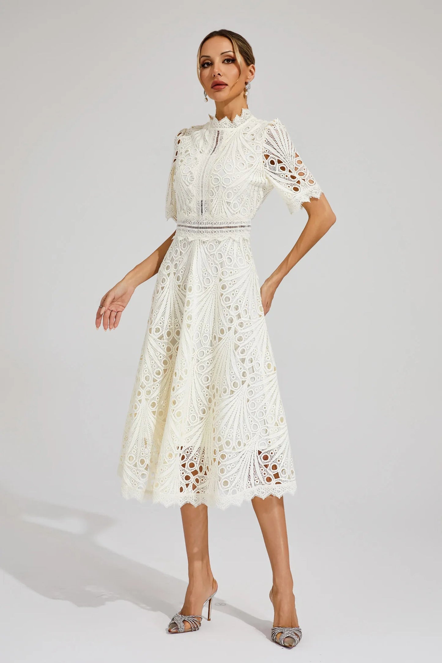 Nadine | Midi Dress – Chic Look and Refined Touches 