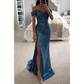 Eugénia | Robe Longue À Fente – Classe Et Scintillante