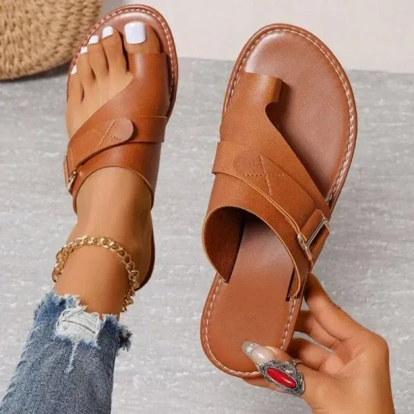 Louise | Sandalias de tira cruzada – Elegancia y simplicidad estival 