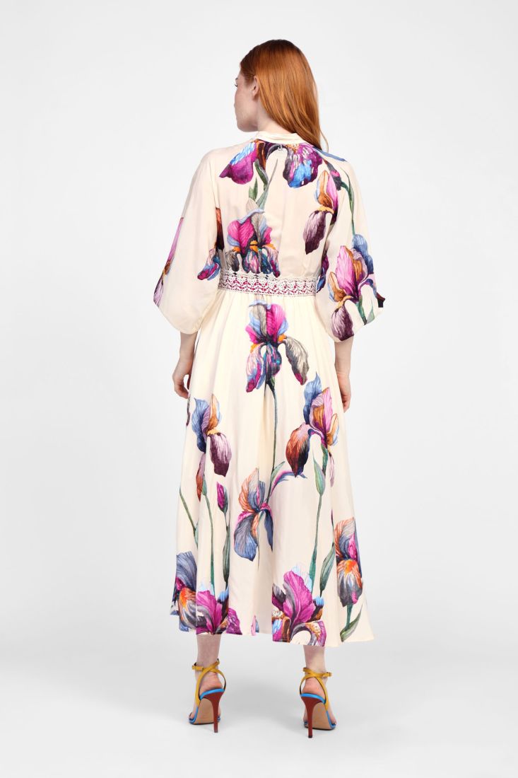 Maïfa | Rochie Lungă Imprimată – Eleganță Florală și Alură Fluidă 