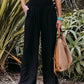 Sandra | Pantalon Palazzo – Talie Înaltă Și Eleganță Fluidă 