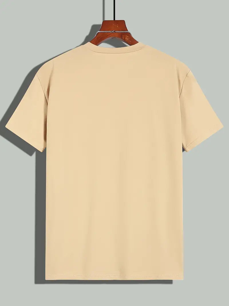 Ewen | Fitted T-shirt with Round Neck Short Sleeves 