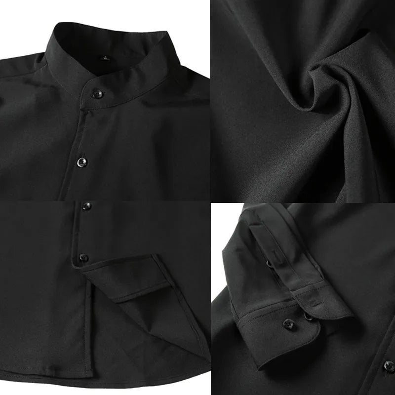 Nathan | Férfi Slim Fit Ing Hivatalos Gallérral 