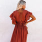 Éléonore | Robe Longue Chic Bohème – Élégance Décontractée Et Raffinée